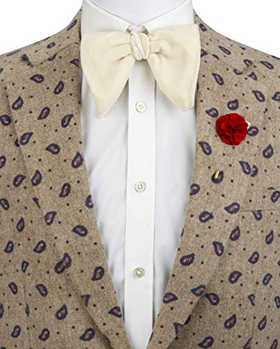 AN KINGPiiN Lapel Pin for Men Maroon Bunch Flower with Gold Leaf Brooch Suit Stud, Shirt Studs Men's Accessories
