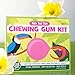 Glee Gum All Natural DIY Chewing Gum Kit From Fair Trade Sugar, 30-50 Pieces, 1 Pack