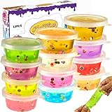Slime 12 Pack Super Soft & Squishy Sludge Toy for Kids | Fun Mud Slime | Jumbo Pack |