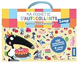 Ma pochette d'autocollants Loup Spécial anniversaire by Orianne Lallemand