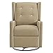 Baby Relax Mikayla Swivel Gliding Recliner, Beige