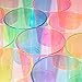 Hard Plastic Cups - 10 Oz. Party Cups Beverage Tumblers in Assorted Neon Colors (Blacklight Party) 80-Count - DuraHome™