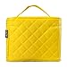 EN'DA Big Travel Cosmetic Case Large toiletries bag with quality zipper durable handy Makeup bags (Yellow)
