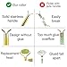 Jade Roller For Face, Skin Massager Treatment Therapy - Premium Authentic Himalayan Jade Stone Gua Sha Scrapping, Jade roller and gua sha set