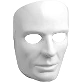 Forum Novelties Adult White Full Face Costume Mask
