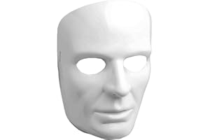 Forum Novelties Adult White Full Face Costume Mask