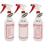 Mighty Gadget (R) 3 Pack of 32 oz Empty Multi Purpose Household Janitorial Chemical Resistant Spray Bottle with No Clogs, Leak Proof Sprayers 20% More Spray Power