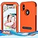 Temdan iPhone X/iPhone Xs Floating Case Shockproof Lifejacket Case Designed Flaoting on Water Kidsproof Case for iPhone X/XS 2018 (5.8inch) -Orange