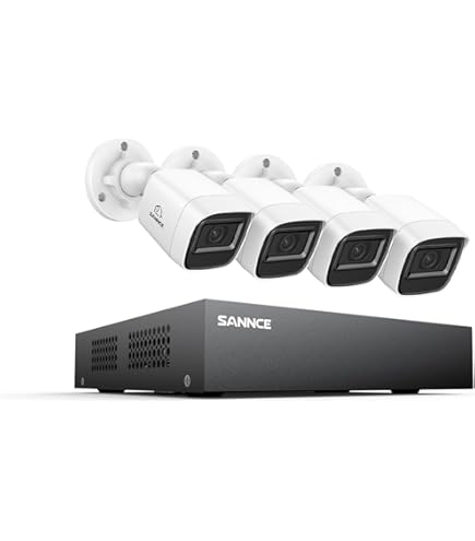 SANNCE 4 X 30 M/100FT HD Multifunction Cable Video Surveillance - View #5