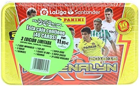 Panini 003714TINE Tin Box Adrenalyn 2018-2019: Amazon.es: Juguetes y juegos