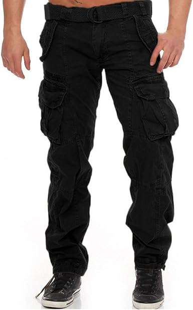 men's cotton military cargo pants