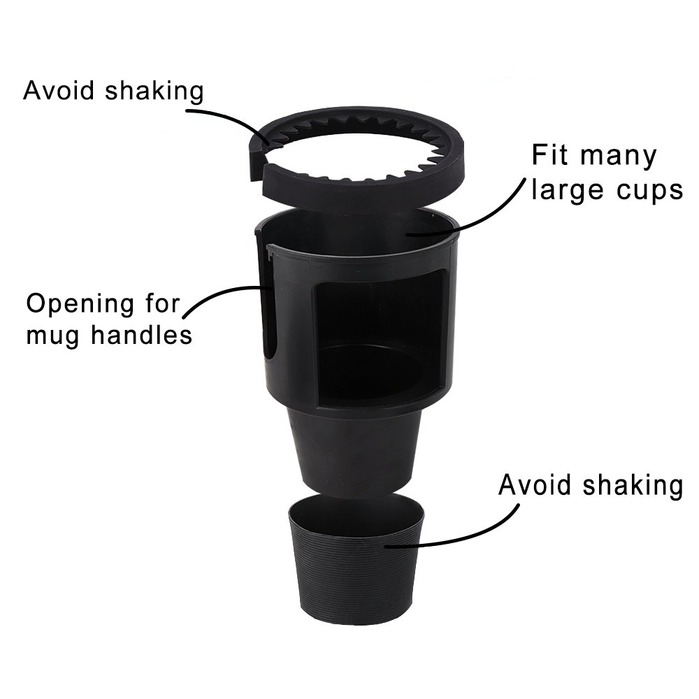 JoyTutus Large Car Cup Holder Adapter Drink Expander for Hydro Flask