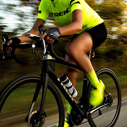 image for MAJCF Cycling Gloves Men Bicycle Gloves Half Finger 5MM Gel Pad Shock-