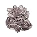 Dofash 30Pcs Snap Comb Hair Clips 9-Teeth Wig Clips with Rubber Metal Snap Combs Clips for Hair Extensions Hair Accessories for Women (Dark Brown)thumb 4
