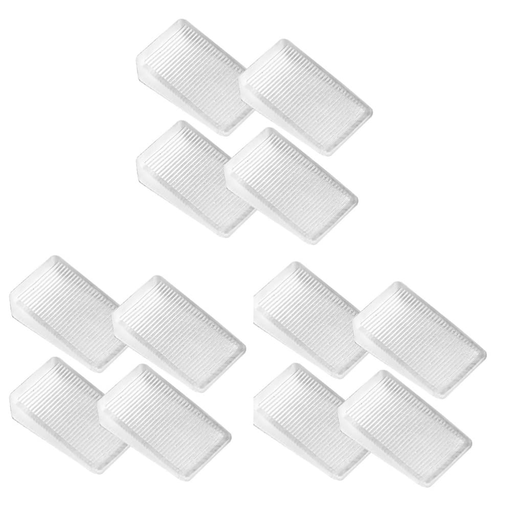YARNOW Japanese Style Transparent Cushion Furniture Cabinet Door Wedge (Large Size 12Pcs)
