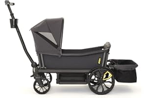 Veer Cruiser XL Wagon with Canopy and Basket Bundle