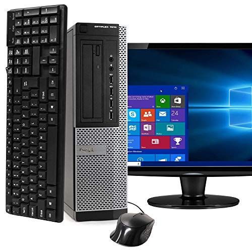Dell Desktop Computer Package Compatible with Dell Optiplex 7010 Intel Quad Core i5 3.2GHz, 8GB Ram, 500GB HDD, 19-inch…