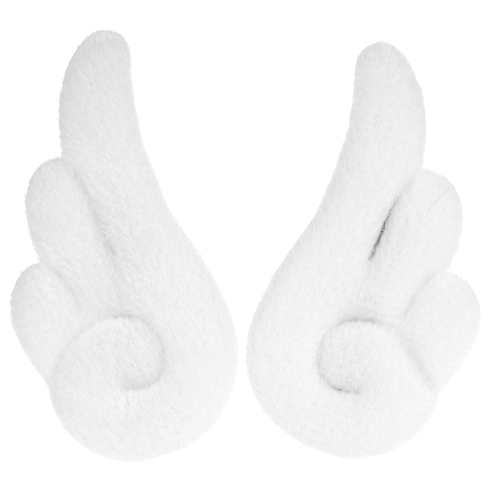 Beaupretty Plush Angel Wings Hair Clips, Alligator Hair Clip Cartoon Hair Barrettes Non Slip Hair Clamps for Girls Women for Christmas