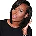 ARUKIHAIR 13X6 Lace Front Wigs Brazilian Human Hair Wig Pre-Plucked bob Lace Front Wigs Virgin Human Hair Wigs for Black Women 150% Density Natural Color 10 Inch
