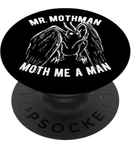 Mothman Face Cryptozoology Cryptid PopSockets Standard PopGrip