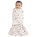 HALO 100% Cotton SleepSack SwaddleWearable Blanket, Yellow Jungle Pals Fun, Newborn