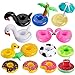 Inflatable Drink Holder, R ? HORSE Drink Pool Floats Cup Holder Floats Inflatable Floating Coasters for Pool Party with Fluorescent Wristband (14 Pack)