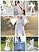 Milumia Women's Bohemian Drawstring Waist Lace Splicing White Long Maxi Dress