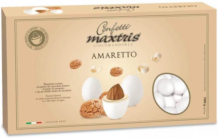 MAXTRIS Confetti Italiani di Mandorla AMARETTI 1 Kg. Amazon.it