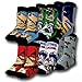 DC Comics Justice League 6 Pack Toddler Crew Socks