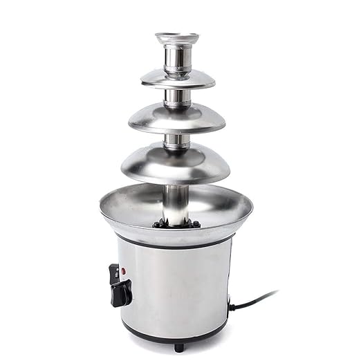 Máquina de Fuente de Chocolate de Cuatro Capas Euro Plug 220V Mini ...