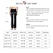 BALEAF Women's High Waist Bootleg Pants Tummy Control Workout Boot-Cut Yoga Pants Black Size L