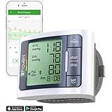 Blood Pressure Cuff Wrist Bluetooth - BP Monitor Full Automatic - FDA Approved - Large Display Screen - BP Machine Clinically Accurate BPM-337BT-US-1 by iProvèn