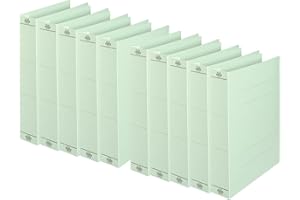 PLUS(プラス) Plus Flat File, Resin Jig, Thick Binding 500, A4, Vertical, Blue, 10 Books, No.021SW 87-985 x 10