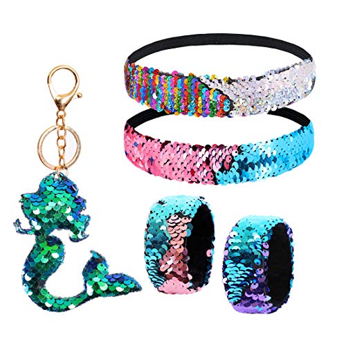 3 Mermaid+Reversible+Sequin+Drawstring+Backpack