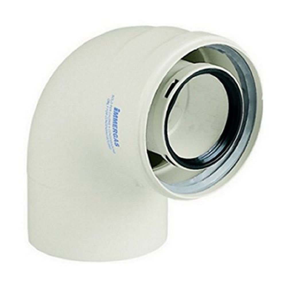 Immergas Curve Kit 90° 3.012093 Smoke Exhaust Condensation Boilers 60/100