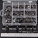 FREE FISHER Rod Tip Repair Kit Rod Repair Kit Fishing Rod Tips Stainless Steel Ceramic Ring Guide Rod Repair Replacement,75pcs 8 Sizes