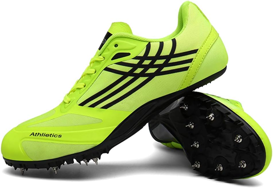 Track & Field Shoes, Men's Running Spikes Shoes Professional Track and Field Shoes Cross Country Competition Training Nail Sneaker Unisex