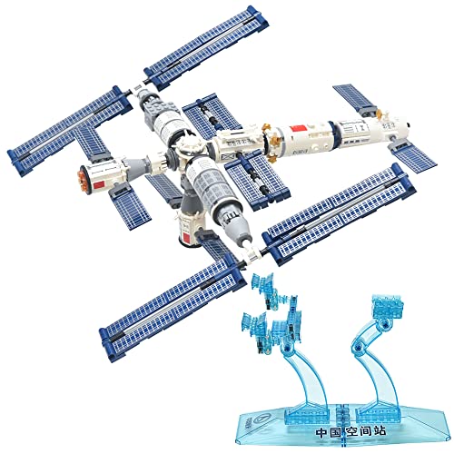 EDGKODK City International Space Station Building Toys, CNSA Tian Gong Universe Space Building