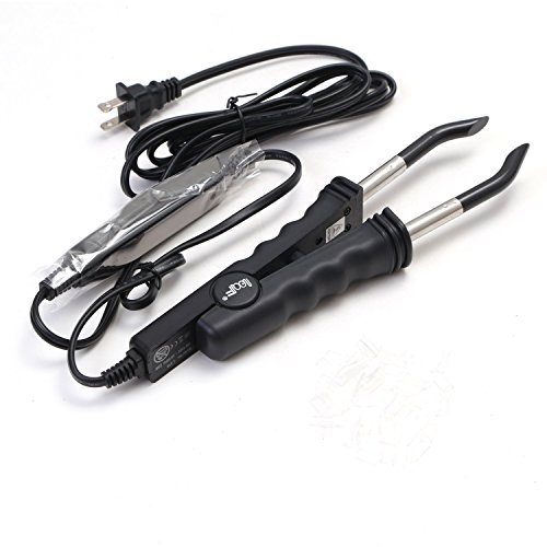 Neitsi Professional Flat Shape Fusion Hair Connector + Keratin Glue Rebonds Nail/U Tips 50pcs (02 Black)
