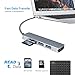 Beeasy USB C Hub, Type C Hub Adapter with 4K HDMI Port,2 USB 3.0 Ports,SD & Micro SD Card Reader,Multi Portable for MacBook Pro 2015/2016 / 2017 Mac,and More Type C Windows Laptops (Space Gray)