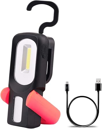 Lampe de travail - YNKKVRE - Rechargeable - Aimantée - Rotation 360