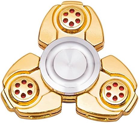 Finger Fidget Toy Hand Spinner with High Speed Silicon Nitride Bearings Metal EDC Fidget Toys Relieving ADHD, Anxiety, Stress and Boredom, Can Spin 3-5 Minutes