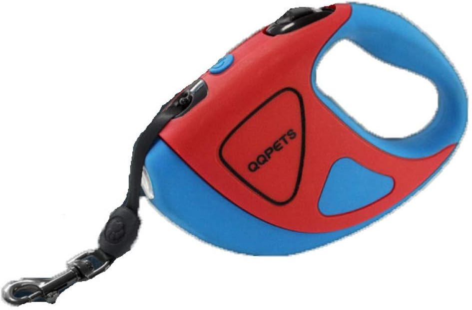 DZTIZI Retractable Extending Dogs Lead Tape,Pet Leash Cord LED One
