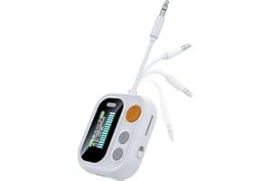 2026 Upgraded Bluetooth 5.4 Transmitter Receiver 2-in-1 – HD Color Screen with Lyrics Display, One-to-Two Dual Connection, TF