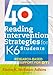 40 Reading Intervention Strategies for K-6 Students: Research-Based Support for RTI (a lesson planning resource to increase literacy levels)