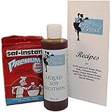 Homemade Bread Bundle: Premium Instant Yeast and Liquid Soy Lecithin to Make 44 Batches of Bread, Pizza, Cinnamon Rolls, etc.