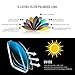 KKUP2U Polarized Sports Sunglasses for Men and Women Cycling, Baseball, Running, Riding, Golf, Fishing, TR91 Frame, 400 UV Protection Glasses -Black Blue