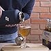Insulated Beer Growler 64 oz | Stainless Steel Vacuum Water Bottle for HOT and COLD Beverages | Growler Carrier and Replacement GASKET Included