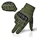 FREETOO Knuckle Protection Tactical Gloves Leather Palm Motorcycle Gloves with Hard Shell for Heavy-Duty Work Shooting Combat Hunting Cycling Airsoft Paintball Climbing Military Training