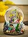 Elanze Designs Sandbar Tropical Fish Clown Coral Ocean Nautical Tabletop Figurine 100MM Sturdy Wind Up Musical Glitter Water Snow Globe Plays Tune by The Beautiful Sea